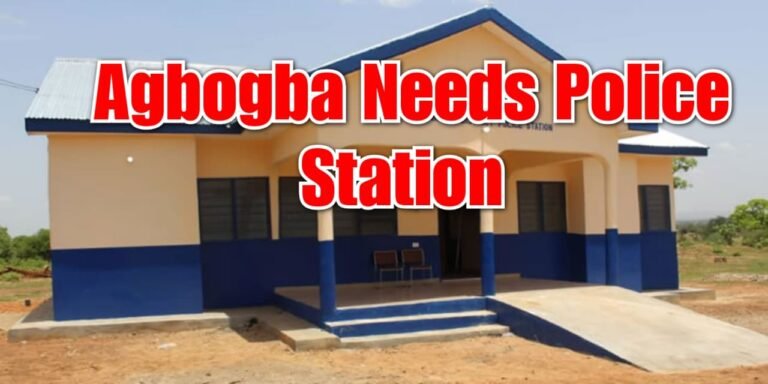 AGBOGBA COMMUNITY APPEALS FOR SUPPORT TO BUILD POLICE STATION